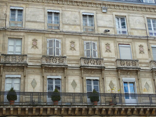 Fototapeta na wymiar Classic architecture Facade in France