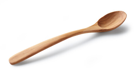 new empty wooden spoon