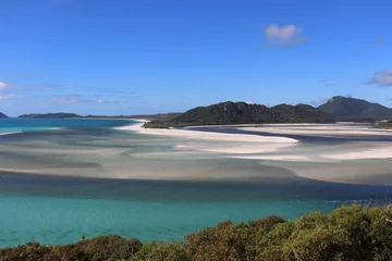 Crédence de cuisine en verre imprimé Whitehaven Beach, île de Whitsundays, Australie Whitsunday Island in Australia. Travelling with sailboat.