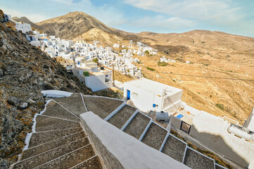 Chora village in Serifos island Greece