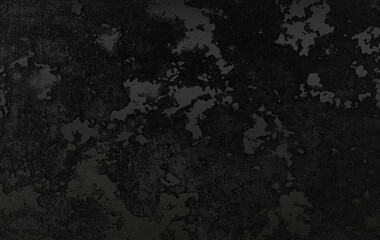 Volumetric abstract grunge background. Dirty cracked 3d rendering black surface