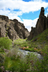 river in the mountains