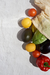 Full box of groceries