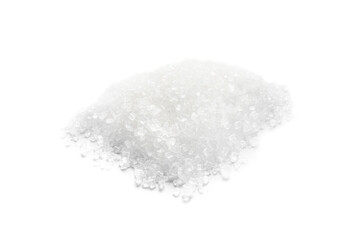 Obraz na płótnie Canvas Pile of granulated sugar isolated on white