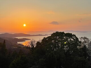 小豆島の夕陽