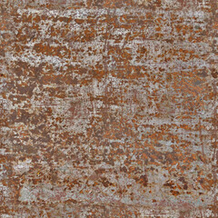 Tileable texture of rusted metal