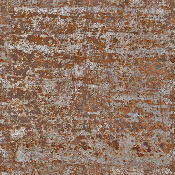 Tileable texture of rusted metal © Atix CG