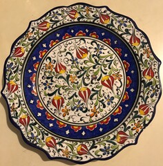 Turkish ceramic plate 