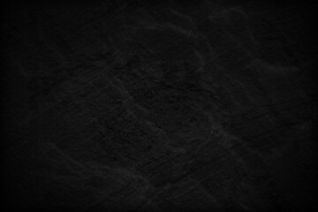 Dark grey black slate background or texture. black stone