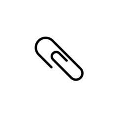 paper clip new icon simple vector