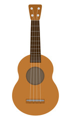 Obraz premium ウクレレのシンプルなイラスト。南国ハワイアン気分。