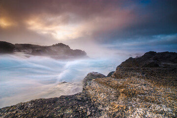 sunrise over the sea