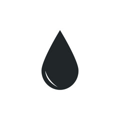 Water drop icon. simple design editable. Design template vector