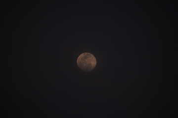 full moon in sky