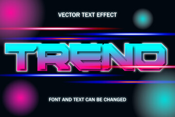 trend colorful night life style 3d editable text effect font style template background wallpaper banner poster flyer