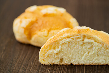 メロンパン　テーブルフォト