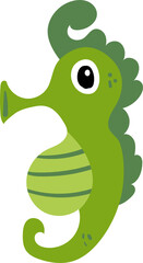 seahorse cartoon