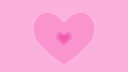 Set of center wipe transitions of heart graphics animated on transparent background with an alpha channel. 5 types of the color pattern included.