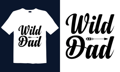 Dad's t-shirt design, vectors, poster or print-ready t-shirt, father's simple vector, illustration, and father's day design Happy father's day. Dad's t-shirt vector.