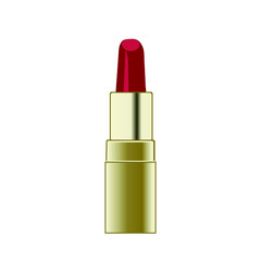 Lipstick vector design on white background