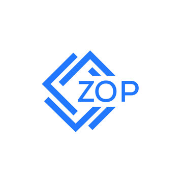 ZOP letter logo design on white background. ZOP  creative initials letter logo concept. ZOP letter design.
