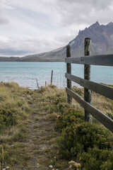Obraz premium Panoramic view of the lakes of Patagonia