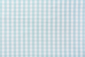 New checkered tablecloth for picnic as background