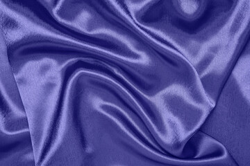 Closeup view of purple crumpled fabric