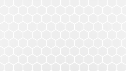 白いの六角形のパターンの壁。マットな質感。
