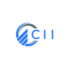 CII letter logo design on white background. CII creative  initials letter logo concept. CII letter design.