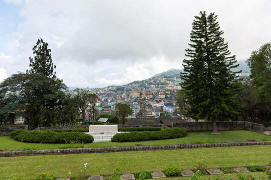 Kohima, Nagaland, India - September 20, 2021: War Memorial in Kohima