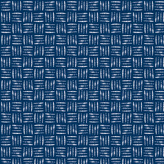 Japanese Indigo tie die Shibori pattern	
