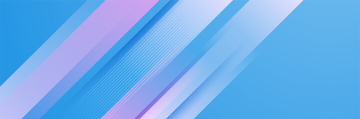Fototapeta premium Blue pink and purple abstract banner background