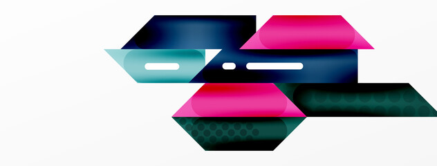 Background color abstract overlapping stripes. Minimal composition vector illustration for wallpaper banner background or landing page