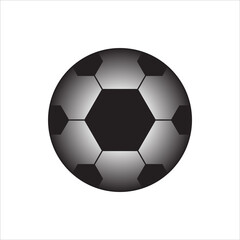 Fototapeta premium polygon pattern soccer ball on white background