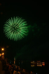 ●日田温泉と花火