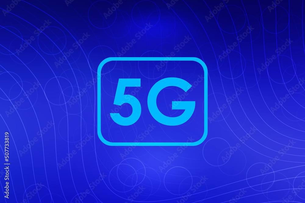 Poster 2d rendering 5G Network 5G Connection
