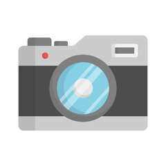 Mirrorless camera icon design template vector illustration