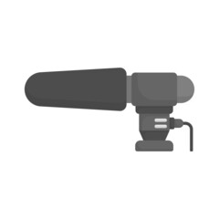 Camera mic icon design template vector illustration