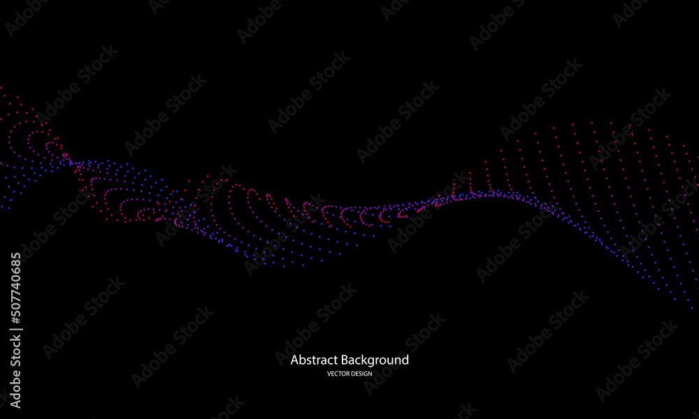 Poster colorful abstract line background. dynamic abstract line design in modern and luxurious style
