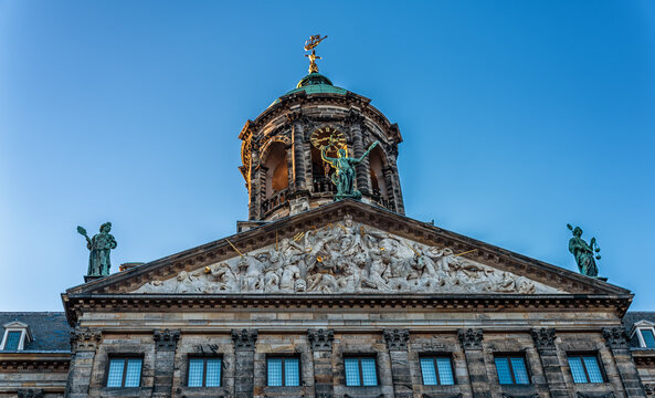 Royal Palace (Koninklijk Paleis) in Amsterdam, The Netherlands