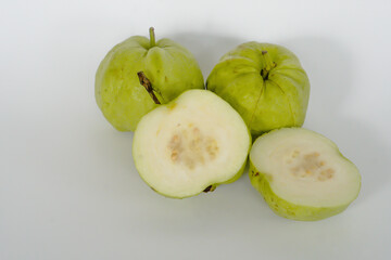 guava on a white background