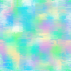 Vector image with imitation of grunge datamoshing texture.