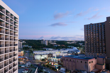 Fototapeta premium グアム タモン地区の繁華街
