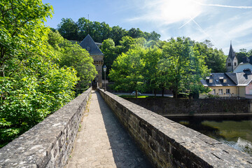Pfaffenthal district in Luxembourg