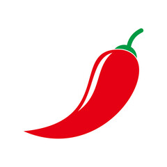 Chili pepper vector icon symbol