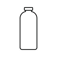 Plastic bottle vector illustration color editable