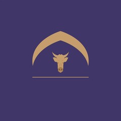 eid al adha background vector template