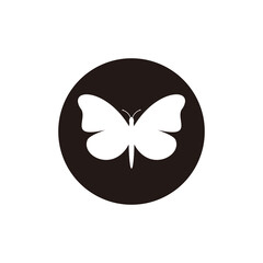 Butterfly icon vector illustration sign