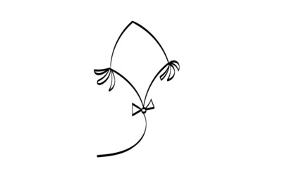 Kite art image for teachers, websites, scrapbooking, print projects, profiles, blogs or T Shirt